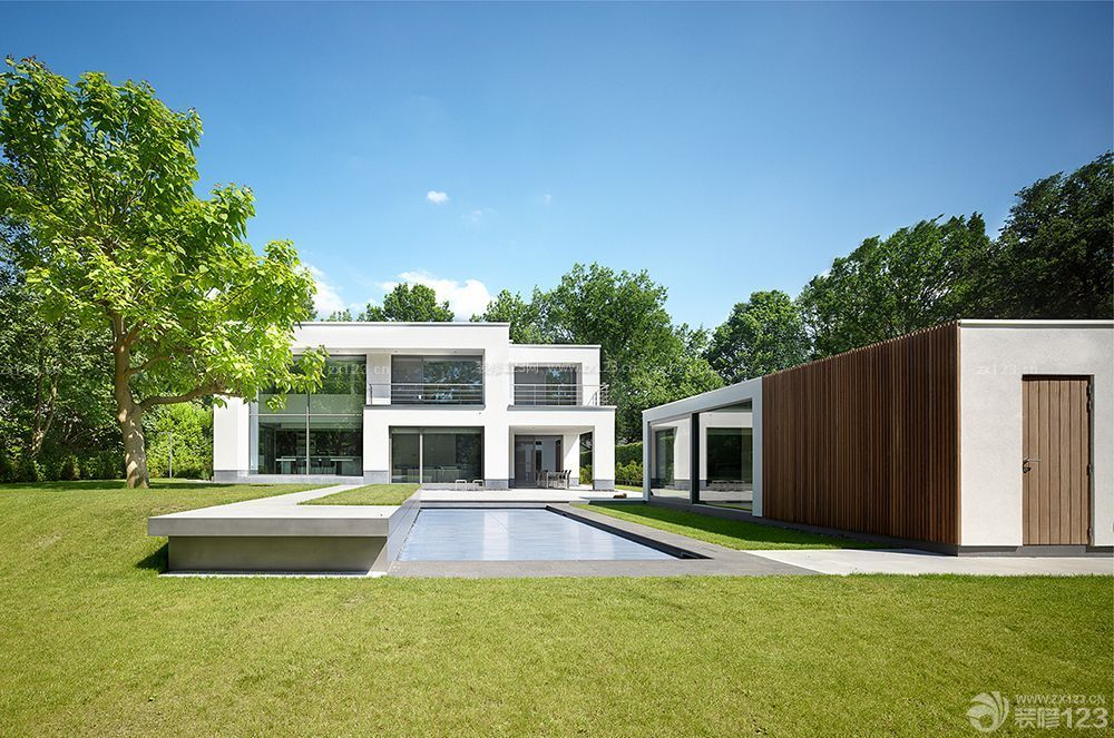 現(xiàn)代別墅花園裝修設(shè)計效果圖賞析